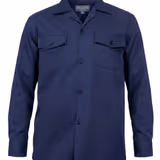Camisa Dril Azul Oscuro Manga Larga vista 1