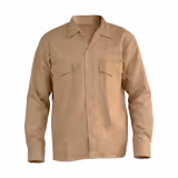Camisa Dril Caqui Manga Larga vista 1