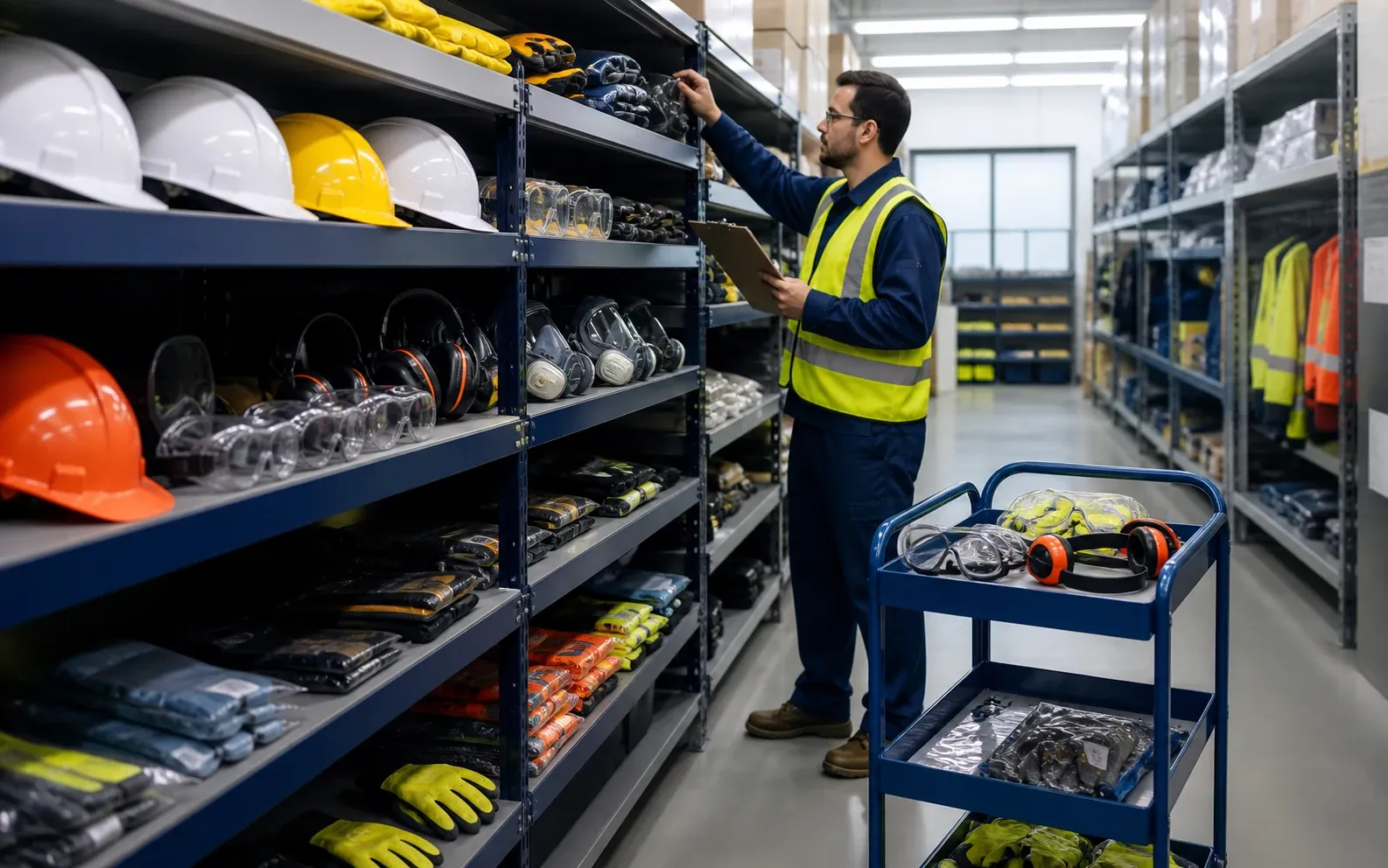Cómo definir stock mínimo de EPP y dotación por sede para evitar compras urgentes
